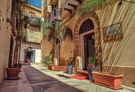 entrata del breakfast garibaldi relais a sciacca