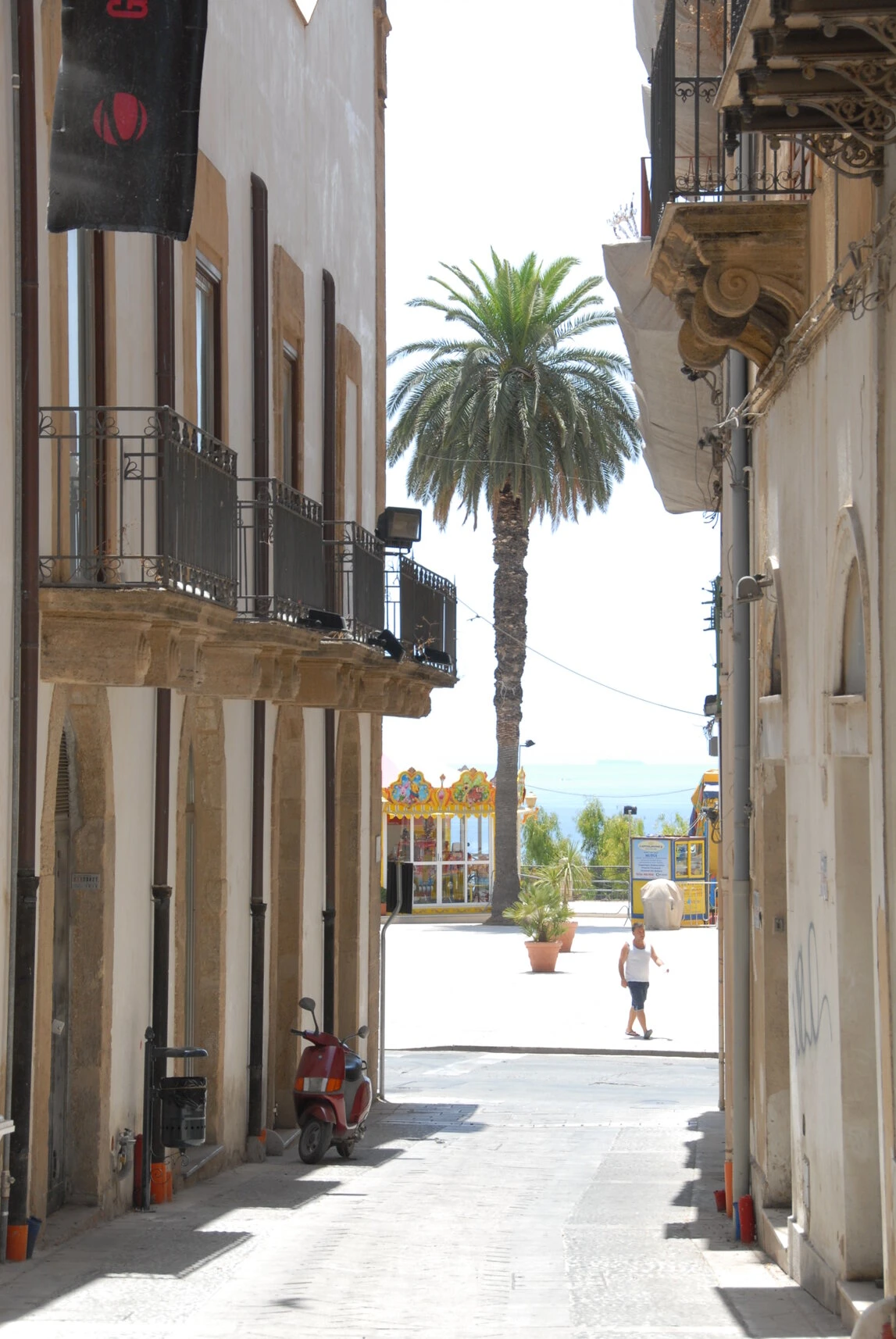 inizio della via garibaldi